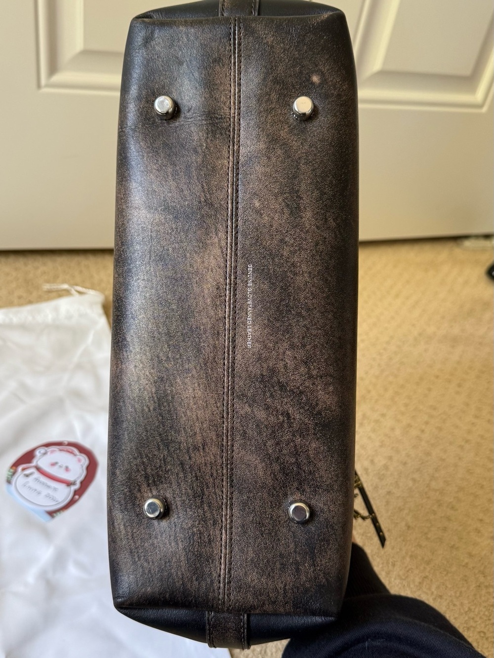 Coach Empire Carryall 28 in Loved Leather - Picture 5 of 13